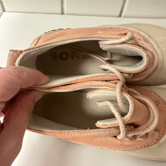 SOREL 8.5 Out n about Melon waterproof full grain leather upper woman boot - Picture 12 of 13